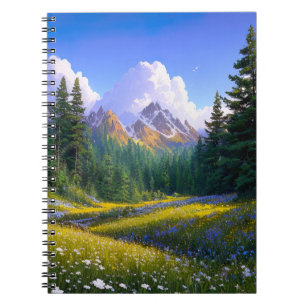 Caderno Espiral Oásis na Floresta dos Pinheiros