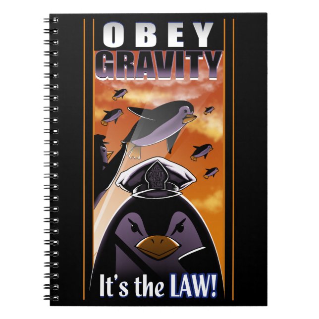 Caderno Espiral Obey Gravity (Frente)