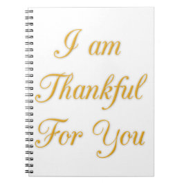 Caderno Espiral Obrigado.