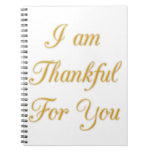 Caderno Espiral Obrigado.