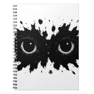 Caderno Espiral Observador na Tinta: Sigilo da Mancha do Olho
