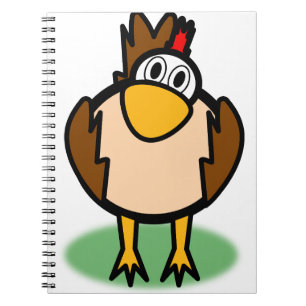 Caderno Espiral Observando o galo