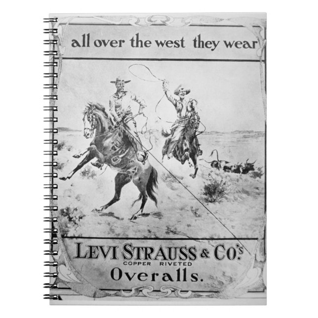 Caderno Espiral Observe para Levi Strauss & Co, c.1900 (o litho) (Frente)