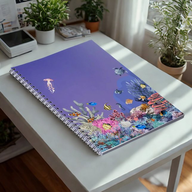 Caderno Espiral Ocean Wonders : Uma Viagem Sob As Ondas (Criador carregado)