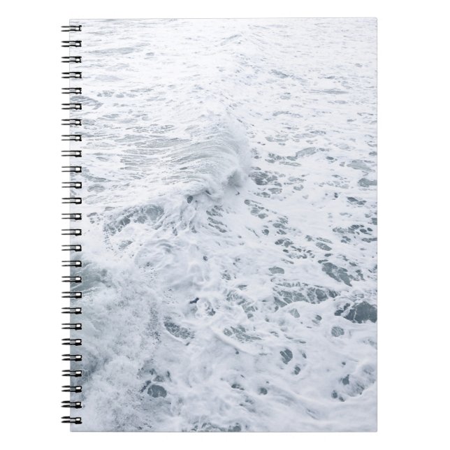 Caderno Espiral Oceano com onda (Frente)