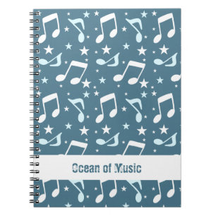 Caderno Espiral Oceano de Música padronizado