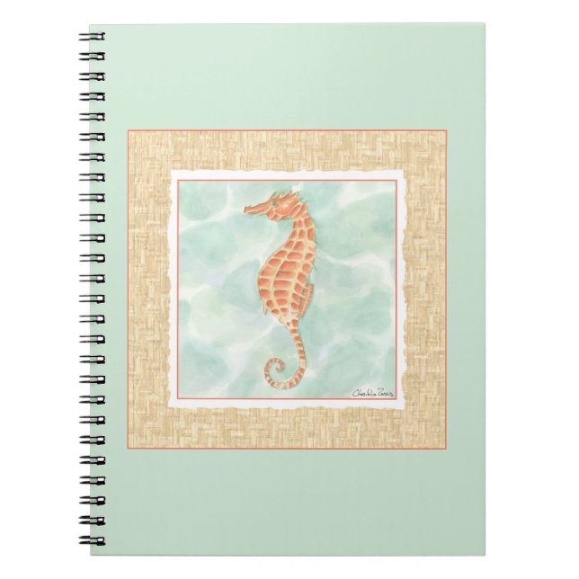 Caderno Espiral Oceano Laranja (Frente)