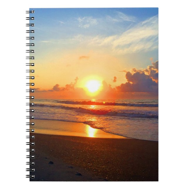 Caderno Espiral Oceano Sol (Frente)