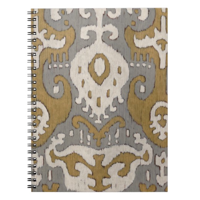 Caderno Espiral Ochre Ikat II (Frente)