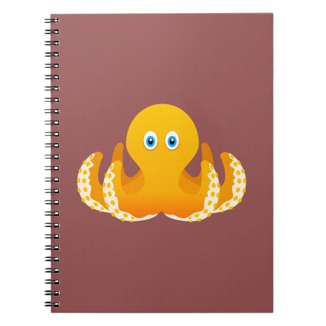 Caderno Espiral Octopus (Frente)