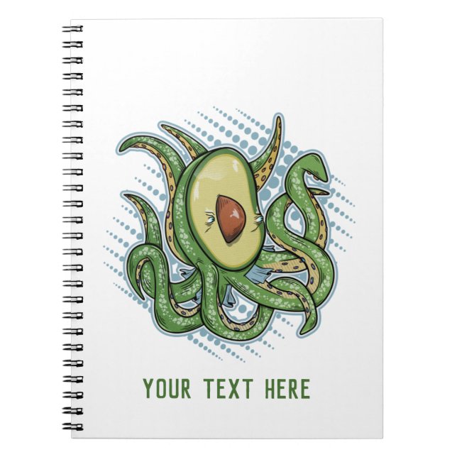 Caderno Espiral Octopus Avocado (Frente)