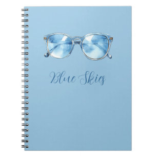 Caderno Espiral Óculos de Sol Blue Skies