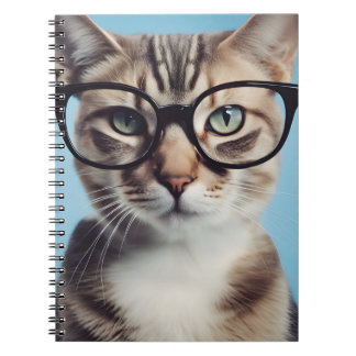 Caderno Espiral Óculos de Visto de Gatos
