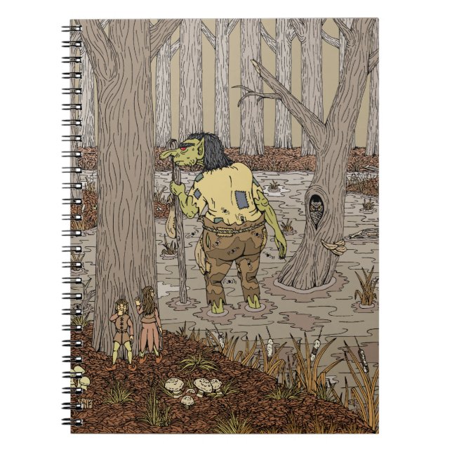 Caderno Espiral Ocultando do Troll Stinkbottom (Frente)