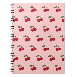 Caderno Espiral Oferta de Diário para Notebook da Escola de Cereja