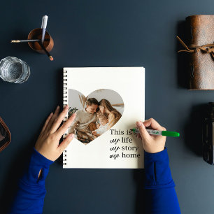 Caderno Espiral Oferta de Foto e Cotação da Família de Casais Mode