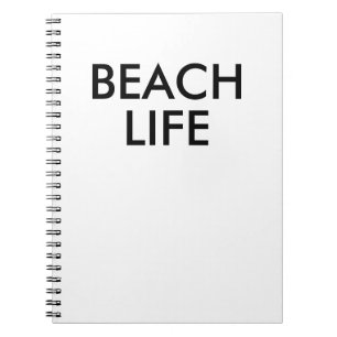 Caderno Espiral Oferta de Salvador de Vida na Praia