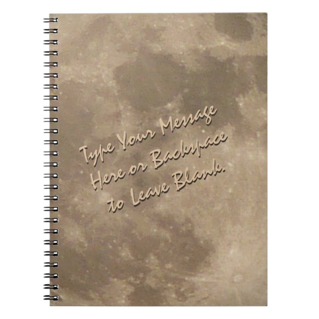 Caderno Espiral Ofertas de Diário de Lua Completo Personalizadas p (Frente)