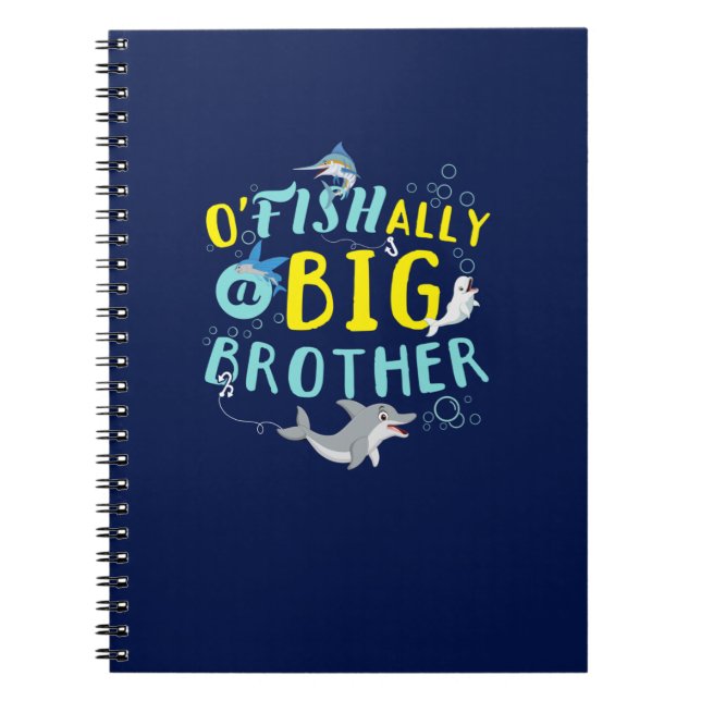 Caderno Espiral Oficialmente - O'Fishally um Big Brother Pun (Frente)