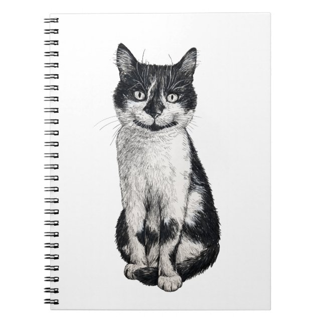 Caderno Espiral Ogie, o gato (Frente)