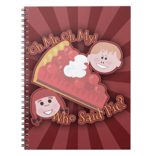 Caderno Espiral Oh minha torta!