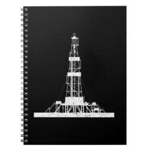 Caderno Espiral Oilfield Driller Rig