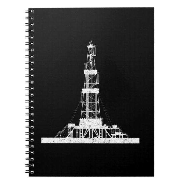 Caderno Espiral Oilfield Driller Rig (Frente)