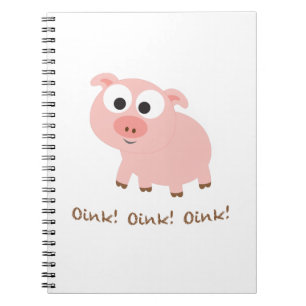Caderno Espiral Oink! Oink! Oink!