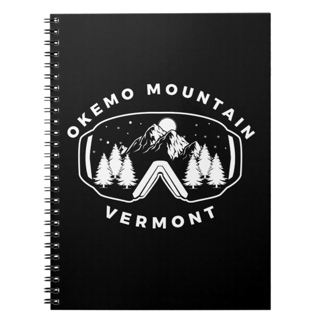 Caderno Espiral Okemo Mountain Ski Vermont (Frente)