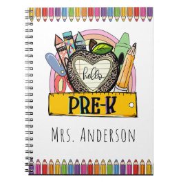 Caderno Espiral Olá Pré-k, Nome do Professor Pré-K