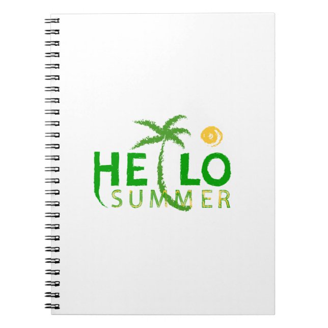 Caderno Espiral Olá Summer (Frente)