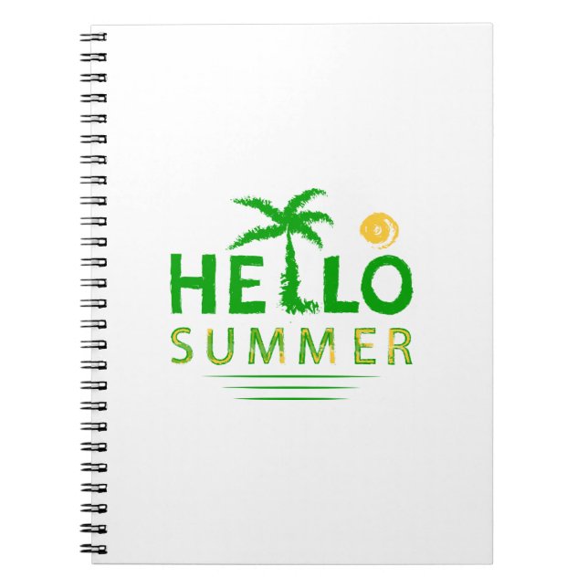 Caderno Espiral Olá Summer (Frente)