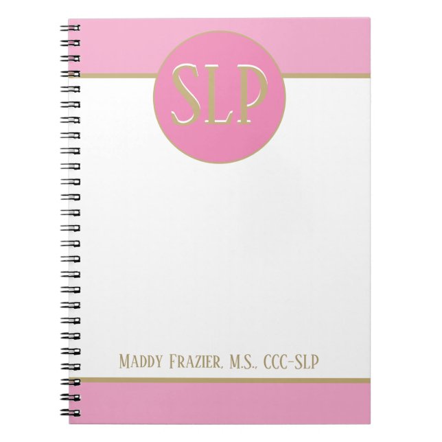Caderno Espiral Olha! Bloco de notas espiral SLP personalizado (Frente)