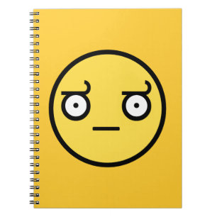Caderno Espiral Olhe da cara da desaprovação