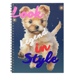 Caderno Espiral Olhe, Lenda com Estilo 