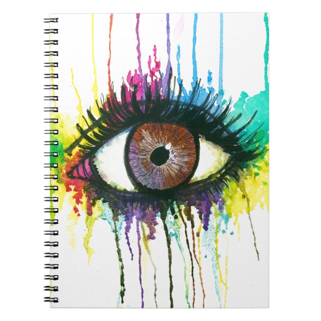 Caderno Espiral Olho da aguarela (Frente)