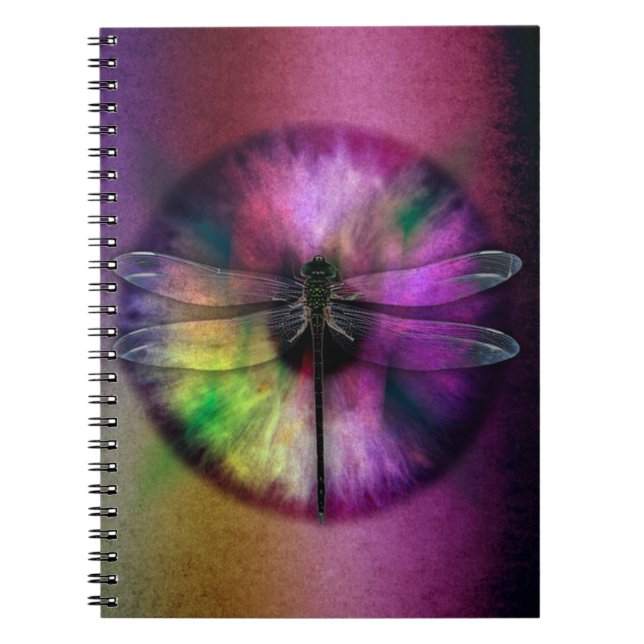 Caderno Espiral Olho De Dragonfly (Frente)