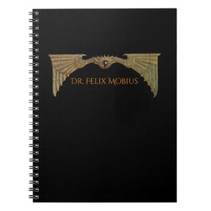 Caderno Espiral Olho de Voo do Sci Fi Personalizado