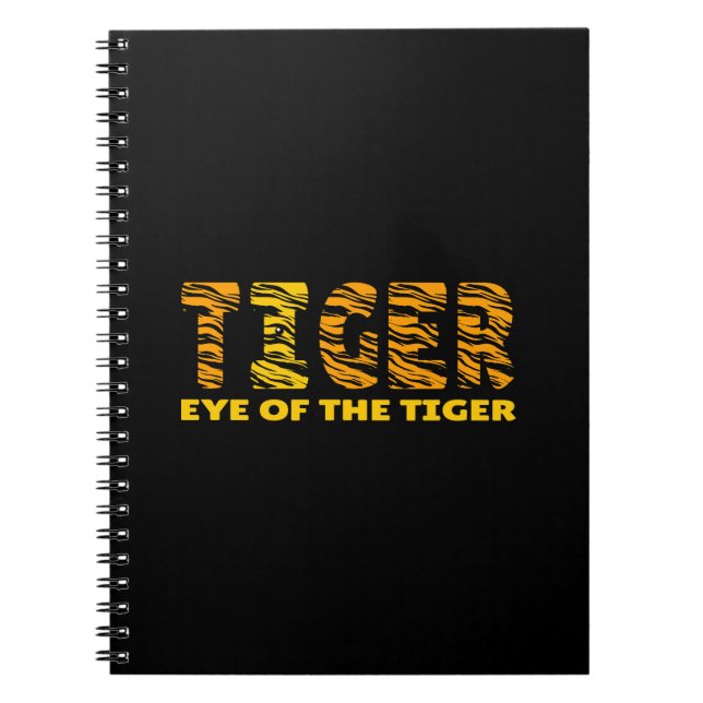 Caderno Espiral Olho do Tigre (Frente)