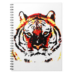 Caderno Espiral Olhos de Tigre Selvagem