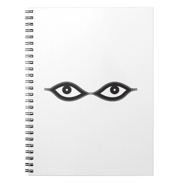 Caderno Espiral Olhos de Zipper (Frente)