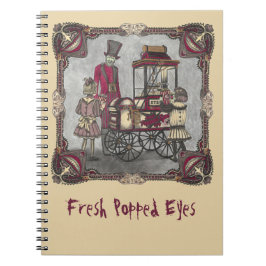 Caderno Espiral Olhos Estourados Frescos