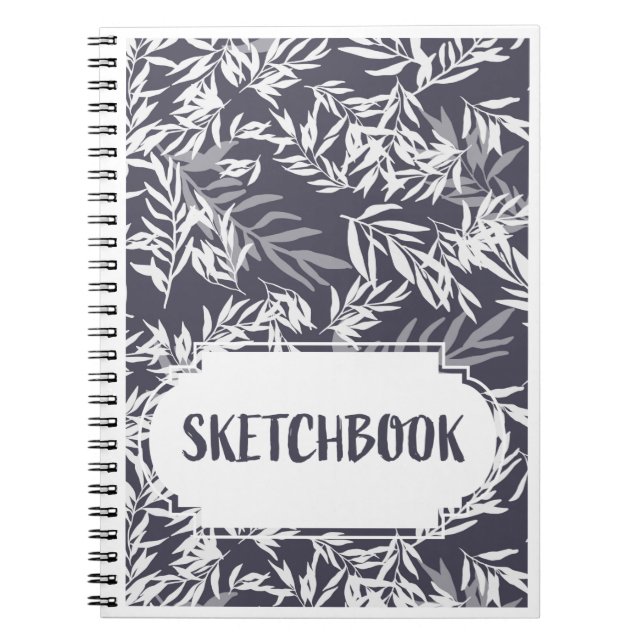 Caderno Espiral Oliveira - noite (Frente)