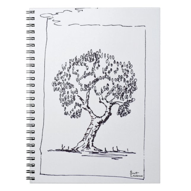 Caderno Espiral Oliveira | Sul da França (Frente)