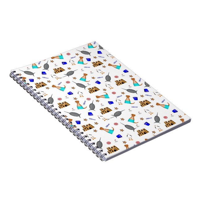 Caderno Espiral Oliver The Otter Summer Beach Vacntern (Lado Direito)