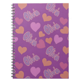Caderno Espiral Olivia 