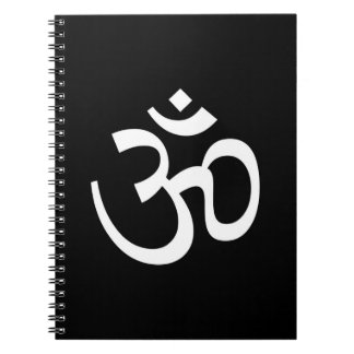 Caderno Espiral Om Almofada Preta