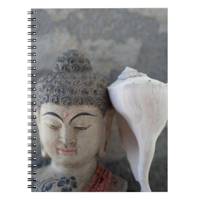 Caderno Espiral OM Buddha Seashell (Frente)