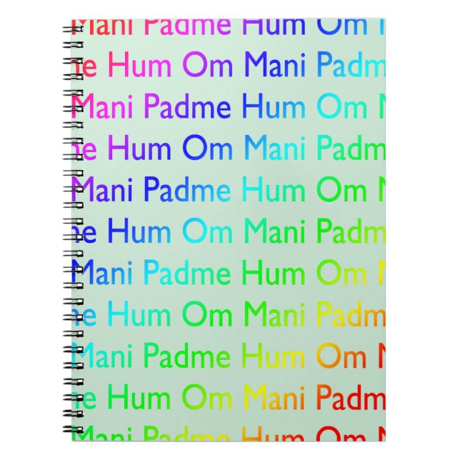 Caderno Espiral Om Mani Padme Hum (Frente)