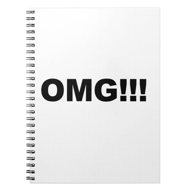 CADERNO ESPIRAL OMG! (Frente)